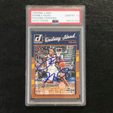 2016-17 Donruss #53 Rodney Hood Signed AUTO 10 PSA Slabbed Jazz