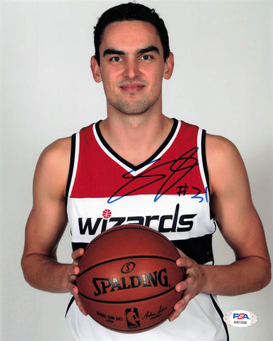 Tomas Satoransky signed 8x10 photo PSA/DNA Washington Wizards Autographed