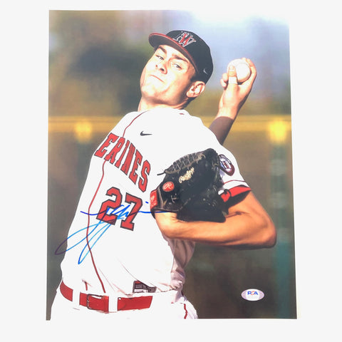 Lucas Giolito signed 11x14 Photo PSA/DNA Wolverines autographed