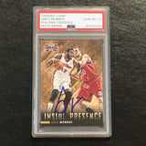 2012-13 Panini Threads Inside Presence #11 Greg Monroe Signed Card AUTO 10 PSA Slabbed Pistons