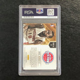 2012-13 Panini Threads Inside Presence #11 Greg Monroe Signed Card AUTO 10 PSA Slabbed Pistons