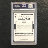 2015-16 NBA Hoops #4 Langston Galloway Signed Card AUTO 10 PSA Slabbed Knicks