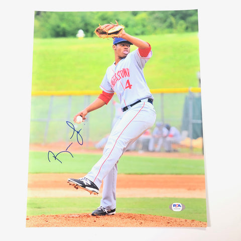 Reynaldo Lopez signed 11x14 photo PSA/DNA Chicago White Sox Autographed