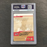 2003 Upper Deck #LJ8 Lebron James PSA 7 NM Lebron's Diary