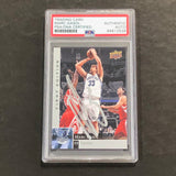 2009-10 Upper Deck First Edition #77 Marc Gasol Signed Card AUTO PSA Slabbed Grizzlies