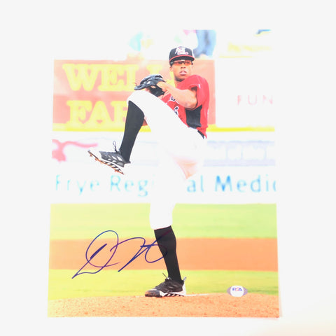 Dillon Tate signed 11x14 Photo PSA/DNA Orioles autographed