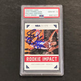 2012-13 NBA Hoops Rookie Impact #17 Josh Harrellson Signed Card AUTO 10 PSA Slabbed RC Rockets