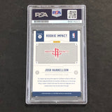 2012-13 NBA Hoops Rookie Impact #17 Josh Harrellson Signed Card AUTO 10 PSA Slabbed RC Rockets