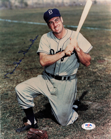 DUKE SNIDER signed 8x10 photo PSA/DNA Los Angeles Dodgers Autographed Brooklyn