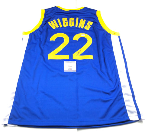 Andrew Wiggins signed jersey PSA/DNA Golden State Warriors Autographed