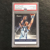 2012-13 Panini Prestige #85 Chris Kaman Signed Card AUTO PSA Slabbed Mavericks