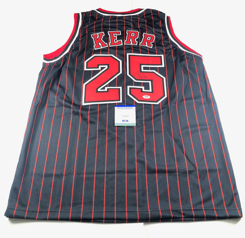 Steve Kerr Signed Jersey PSA/DNA Chicago Bulls Michael Jordan