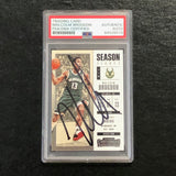 2017-18 Panini Contenders #59 Malcolm Brogdon Signed Card AUTO PSA/DNA Slabbed Bucks