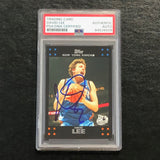 2007-08 Topps #42 David Lee Signed Card AUTO PSA Slabbed