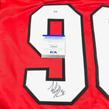 TYLER JOHNSON signed Jersey PSA/DNA Chicago Blackhawks Autographed