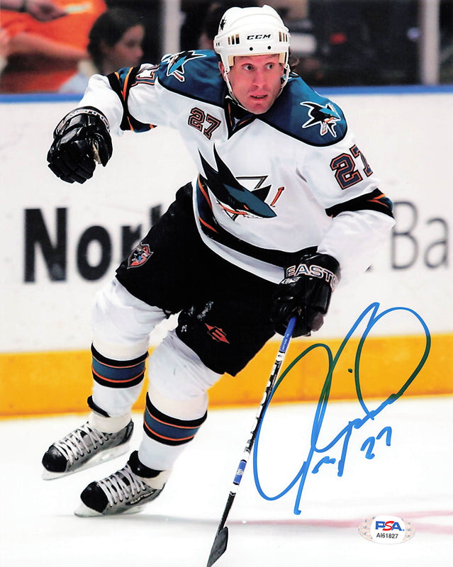 Jeremy Roenick signed 8x10 photo PSA/DNA San Jose Sharks Autographed