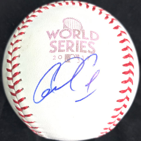 Carlos Correa Signed Houston Astros Jersey with 2017 World Series Champions  Patch (PSA COA)