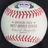 Carlos Correa signed 2017 WS Baseball PSA/DNA Houston Astros autographed