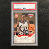 2013-14 Panini Prestige #177 Dennis Schroder Signed Card AUTO PSA Slabbed RC Hawks