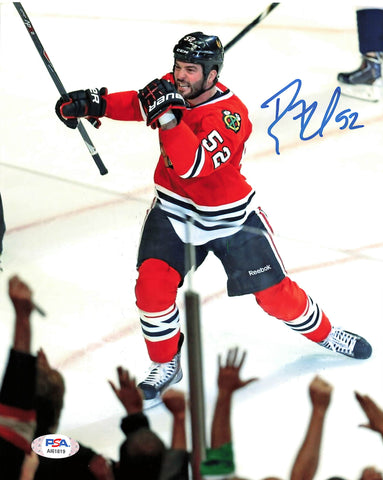 BRANDON BOLLIG signed 8x10 photo PSA/DNA Autographed Chicago Blackhawks