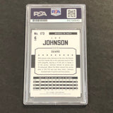 2015-16 Panini Hoops #173 Joe Johnson Signed Card PSA Slabbed Nets