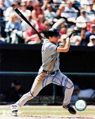 ROCCO BALDELLI signed 8x10 photo PSA/DNA Autographed Tampa Bay Rays