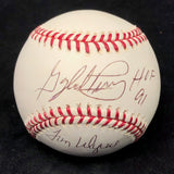 GAYLORD PERRY KEVIN BASS JIM WYNN Signed Baseball PSA/DNA Autographed