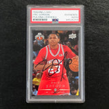 2008-09 Upper Deck #265 Eric Gordon Signed Card AUTO PSA Slabbed RC Clippers