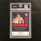 2017 Contenders Draft Picks #11 Zach Collins Signed Card AUTO PSA Slabbed Gonzaga