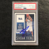 2015-16 Contenders Draft Picks #69 Matt Barnes Signed Card AUTO PSA Slabbed UCLA