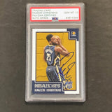 2015-16 NBA Hoops #298 Rakeem Christmas Signed Card AUTO 10 PSA Slabbed RC Pacers