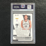 2014-15 Panini Prizm #293 Bojan Bogdanovic Signed Card AUTO PSA Slabbed RC Nets