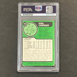 1977-78 TOPPS #55 Phil Chenier Signed Card AUTO 10 PSA Slabbed Bullets