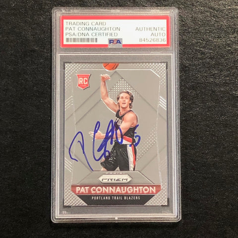 2015-16 PANINI PRIZM #333 Pat Connaughton Signed Rookie Card AUTO PSA Slabbed RC Blazers