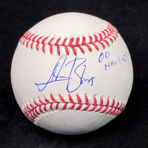 Lewis Brinson signed baseball PSA/DNA Miami Marlins autographed
