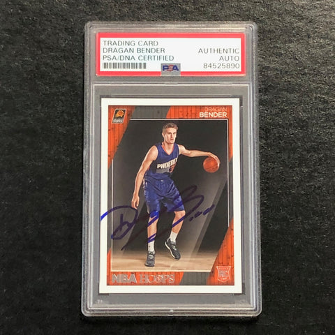 2016-17 NBA Hoops #264 Dragan Bender Signed Card AUTO PSA Slabbed RC Suns