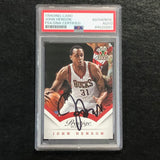 2013-14 Panini Prestige #134 John Henson Signed Card AUTO PSA Slabbed Bucks