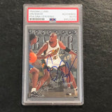 1998-99 METAL UNIVERSE #118 Vin Baker Signed Card AUTO PSA/DNA Slabbed Supersonics