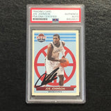 2012-13 Panini Past & Present #130 Joe Johnson Signed Card AUTO PSA Slabbed Nets