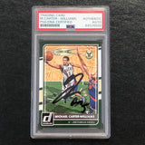 2015-16 Donruss Basketball #156 Michael Carter-Williams Signed Card AUTO PSA/DNA Slabbed Bucks