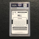 2015-16 NBA Hoops #218 Solomon Hill Signed Card AUTO PSA Slabbed Pacers