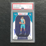 2020-21 NBA Hoops #222 Nick Richards Signed Card AUTO PSA Slabbed RC Hornets