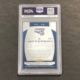 2013-14 Totally Certified #46 Al Jefferson Signed Card AUTO PSA Slabbed Bobcats