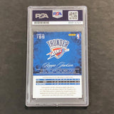 2012-13 Panini Prestige #195 Reggie Jackson Signed Card Auto PSA/DNA Slabbed RC Thunder