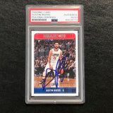 2017-18 NBA Hoops #43 Austin Rivers Signed Card AUTO PSA Slabbed Clippers