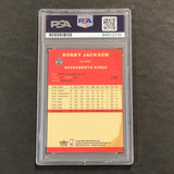 2004-05 Fleer Tradition #100 Bobby Jackson Signed Card AUTO PSA Slabbed Kings