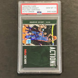 2013-14 NBA Hoops Action Shots #9 Brandon Knight Signed Card AUTO 10 PSA Slabbed Bucks