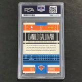 2010-11 Classics Timeless #57 Danilo Gallinari Signed Card AUTO 10 PSA Slabbed Knicks