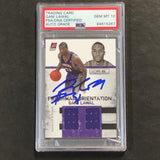 2010 Panini Rookies & Stars #3 Gani Lawal Signed Relic Card AUTO 10 PSA Slabbed Suns