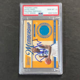 2010-11 Classics Membership #32 David West Signed Relic Card AUTO 10 PSA Slabbed Hornets